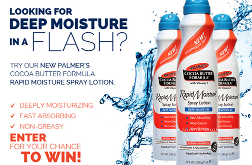 Palmer’s Deep Moisture in a Flash Giveaway