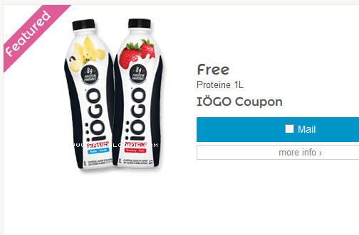 FREE IOGO Protein Coupon