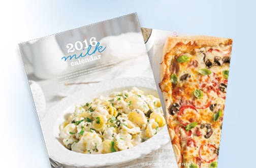 Free 2016 Milk Calendar