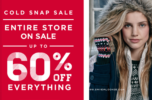 Old Navy Cold Snap Sale