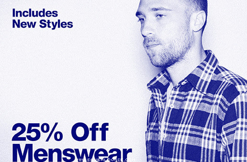 American Apparel – 25% off Menswear