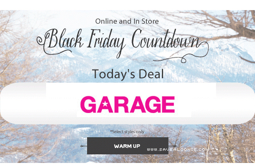Garage Black Friday Countdown Deals