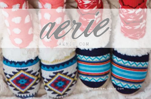 Aerie – 40% off + Free Slippers