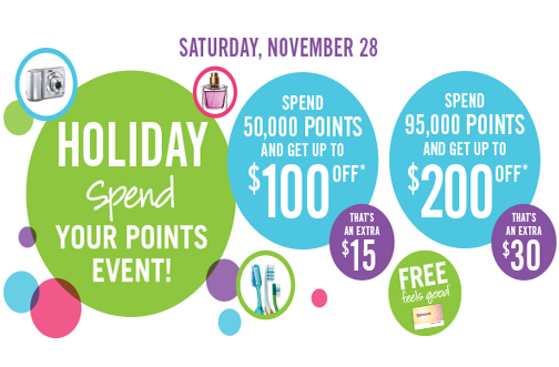 Shoppers Optimum Holiday Spend Your Points Event