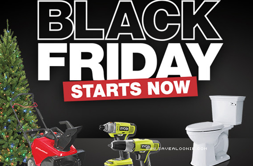 Home Depot Black Friday Sale