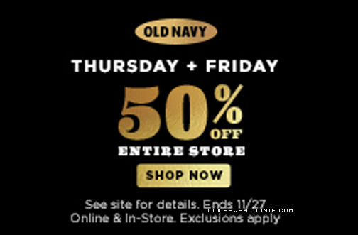 Old Navy Black Friday Sale