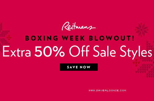 Reitmans Boxing Week Blowout Sale