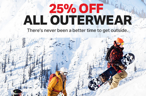 Under Armour – 25% off Outerwear