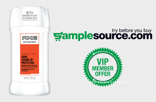 Free AXE Adrenaline Antiperspirant Stick