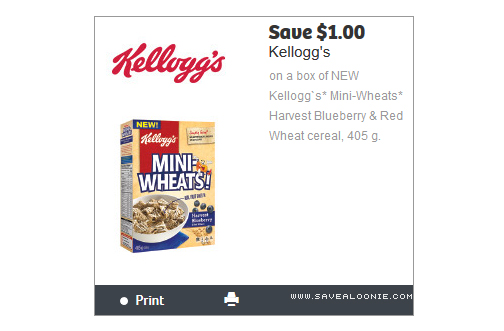 Mini-Wheats Harvest Blueberry & Red Wheat Coupon