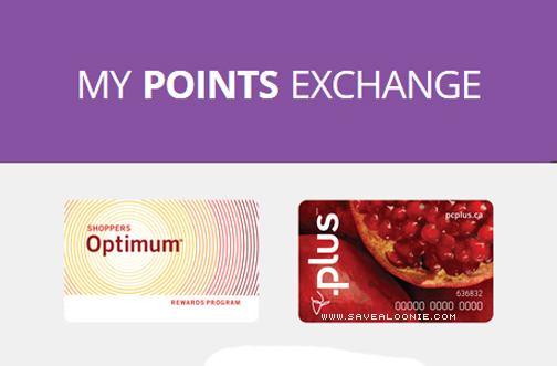 Shoppers Optimum & PC Plus Points Exchange