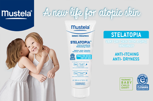 Try Mustela Stelatopia Moisturizing Cream for Free