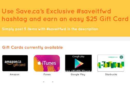 Save.ca & Tradyo Gift Card Offer