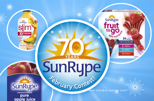 SunRype 70 Years February Contest