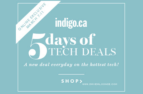 Indigo – 5 Days of Tech Deals