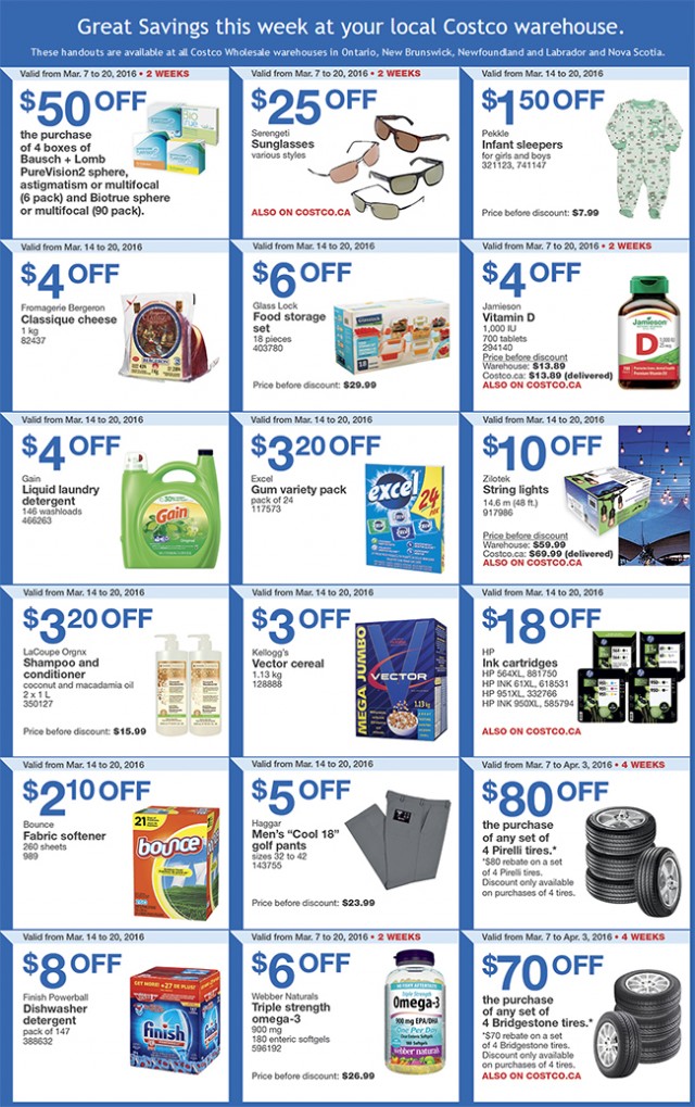 Costco Warehouse Coupons March 14th 20th — Deals from SaveaLoonie!