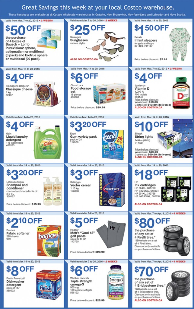 Costco Warehouse Coupons March 14th 20th — Deals from SaveaLoonie!