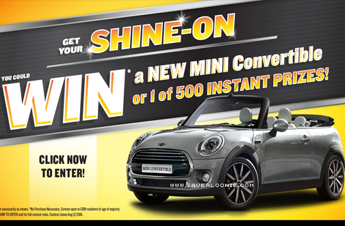 Armor All Get Your Shine On Contest