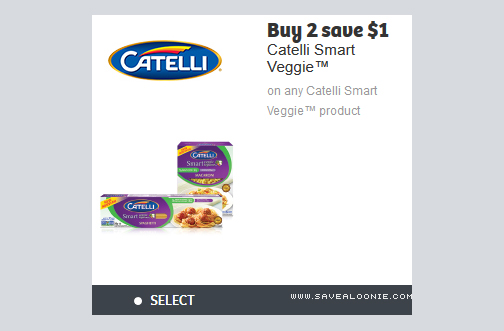 Catelli Smart Veggie Pasta Coupon