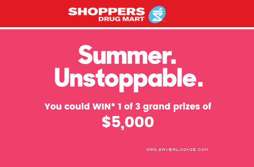 Shoppers Drug Mart Summer Unstoppable Contest
