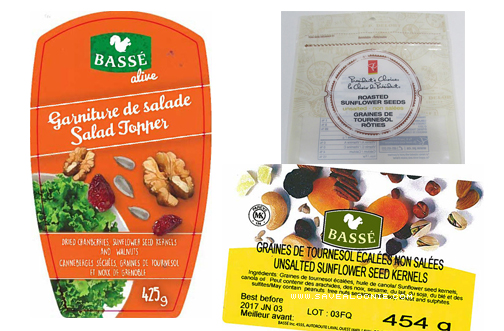 President’s Choice & Basse Product Recall