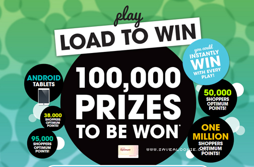 Shoppers Drug Mart Load to Win Contest