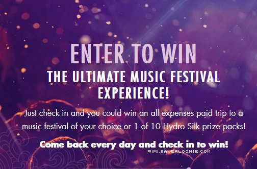 Schick Hydro Silk Hotel Contest