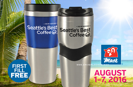 Free Seattle’s Best Coffee Travel Mug