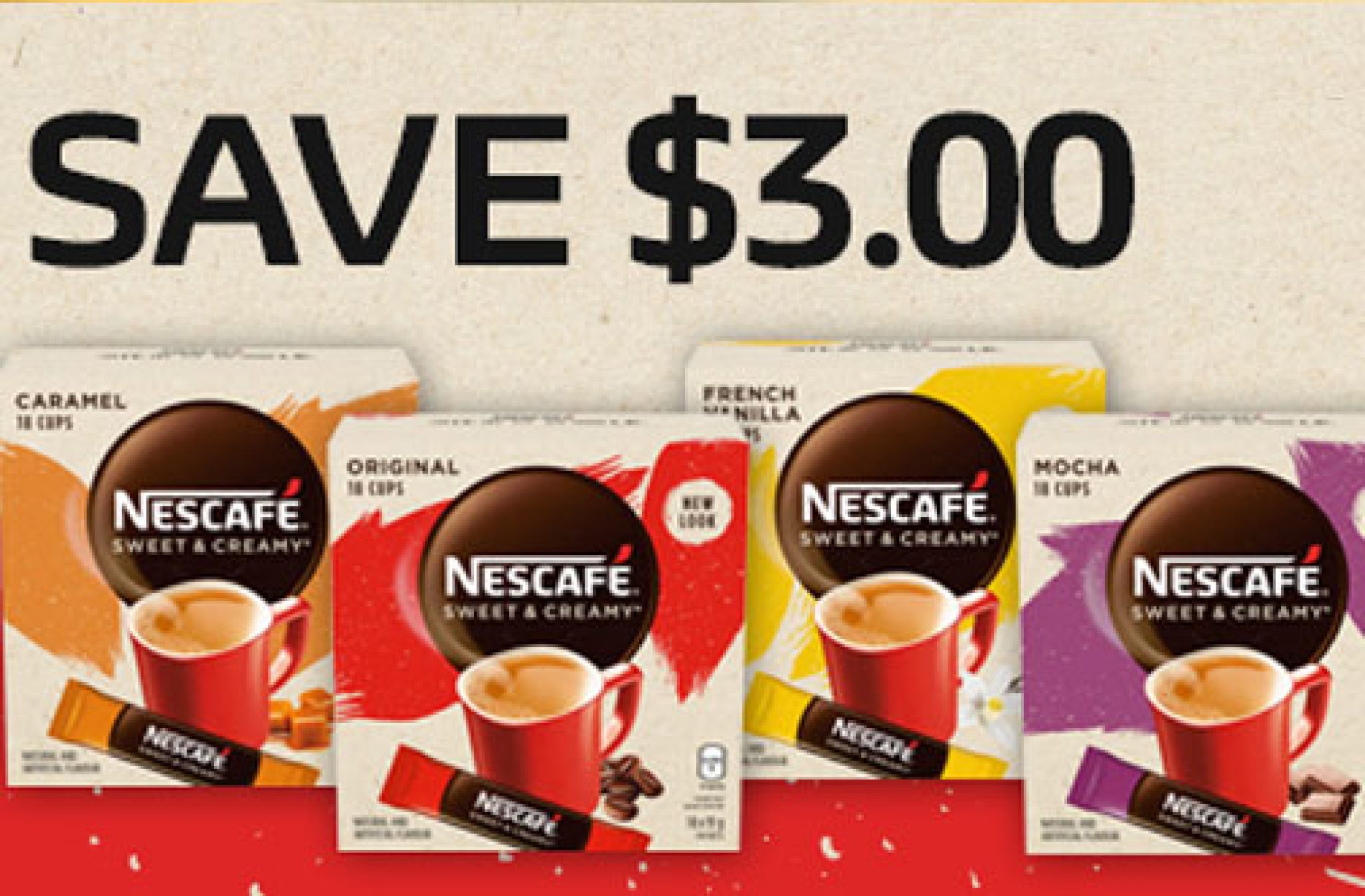 NESCAFÉ Sweet & Creamy Coupon — Deals from SaveaLoonie!