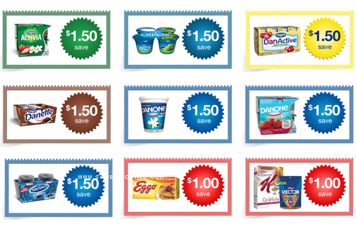 Danone & Kellogg’s Back to School Coupons