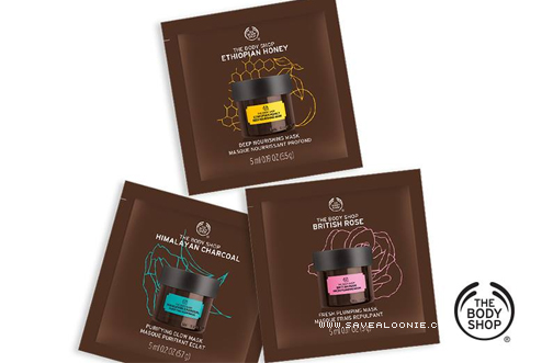 Free The Body Shop Facial Mask Samples