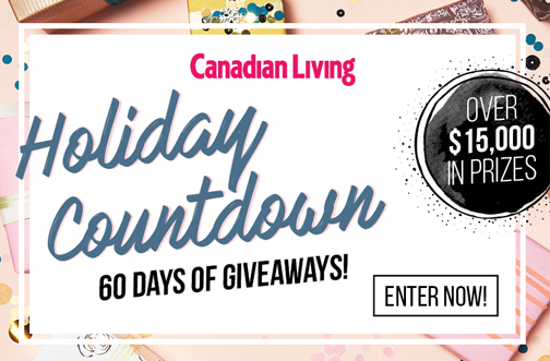 Canadian Living Holiday Countdown Kick-off Giveaway