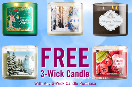Bath & Body Works BOGO FREE Candles + Coupon