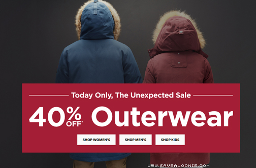 Roots 40% Off Outerwear