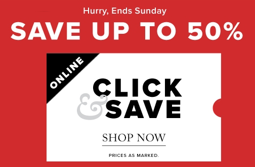 Hudson’s Bay – Click & Save Sale