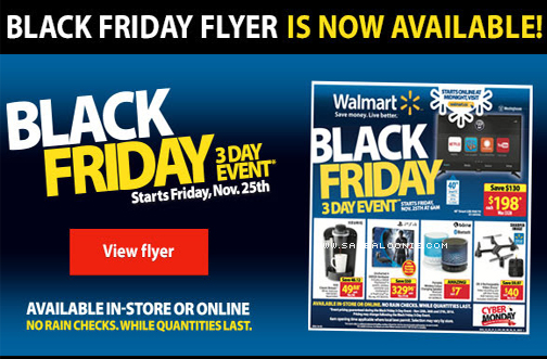 Walmart Black Friday Flyer 2016 — Deals from SaveaLoonie!