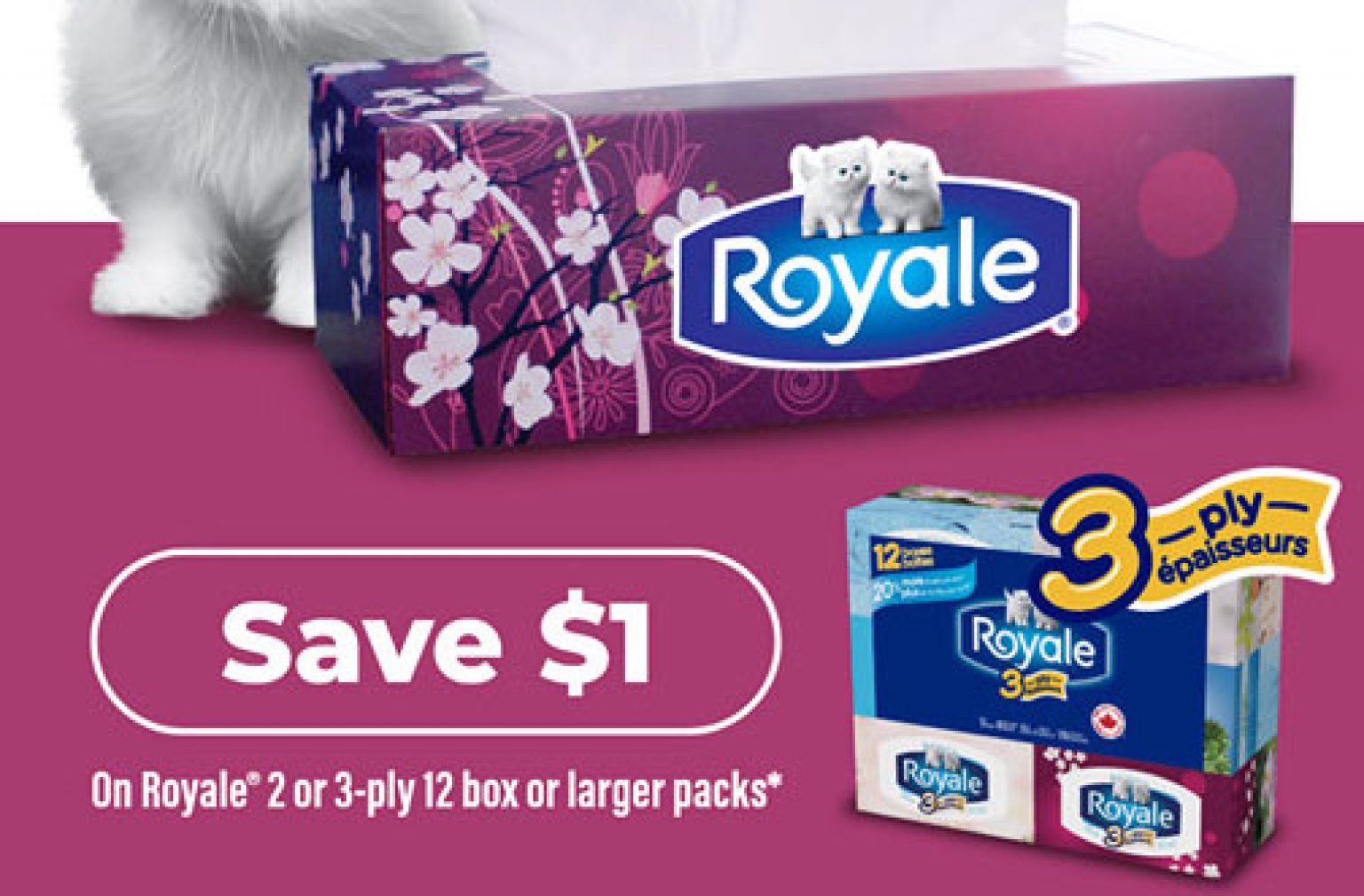New Royale Facial Tissue Coupon