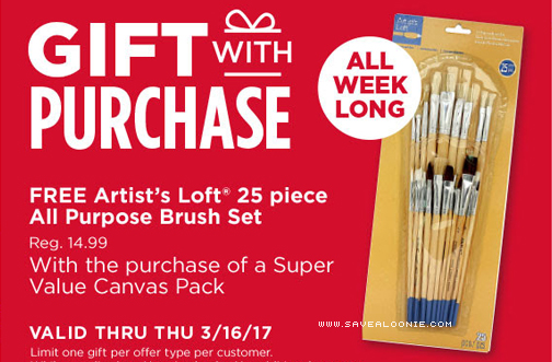Michael’s Free Brush Set