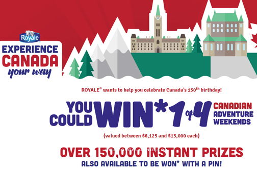 Royale Experience Canada Your Way Contest