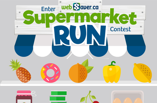 webSaver.ca Supermarket Run Contest
