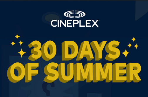 Cineplex 30 Days Of Summer