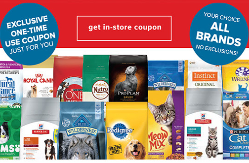 Free Bag of Dog or Cat Food