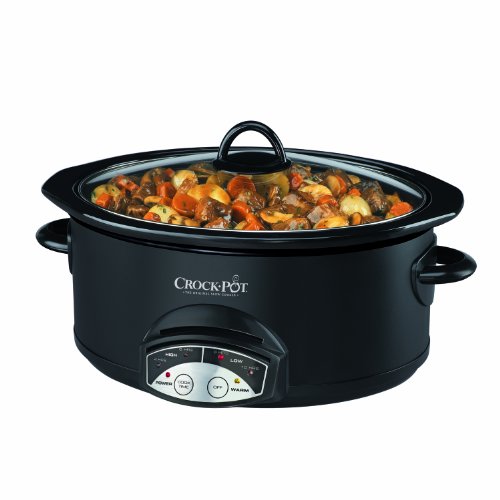 Crock-Pot Programmable 5 Qt, Slow Cooker, Black