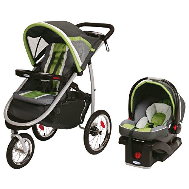Graco Fast Action Fold Click Connect Jogger Travel System with Snug