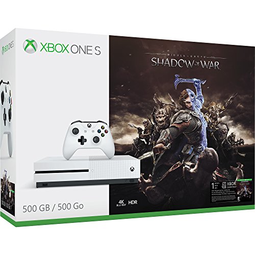 Xbox One S 500GB Shadow of War Bundle – Bundle Edition
