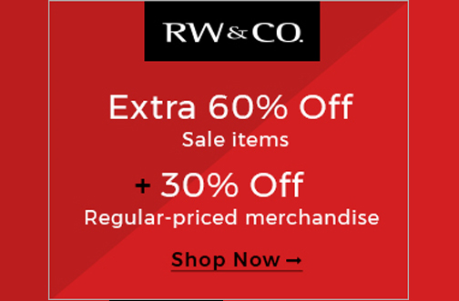 RW&CO Boxing Day Sale