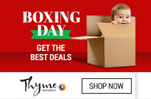 Thyme Maternity Boxing Day Deals