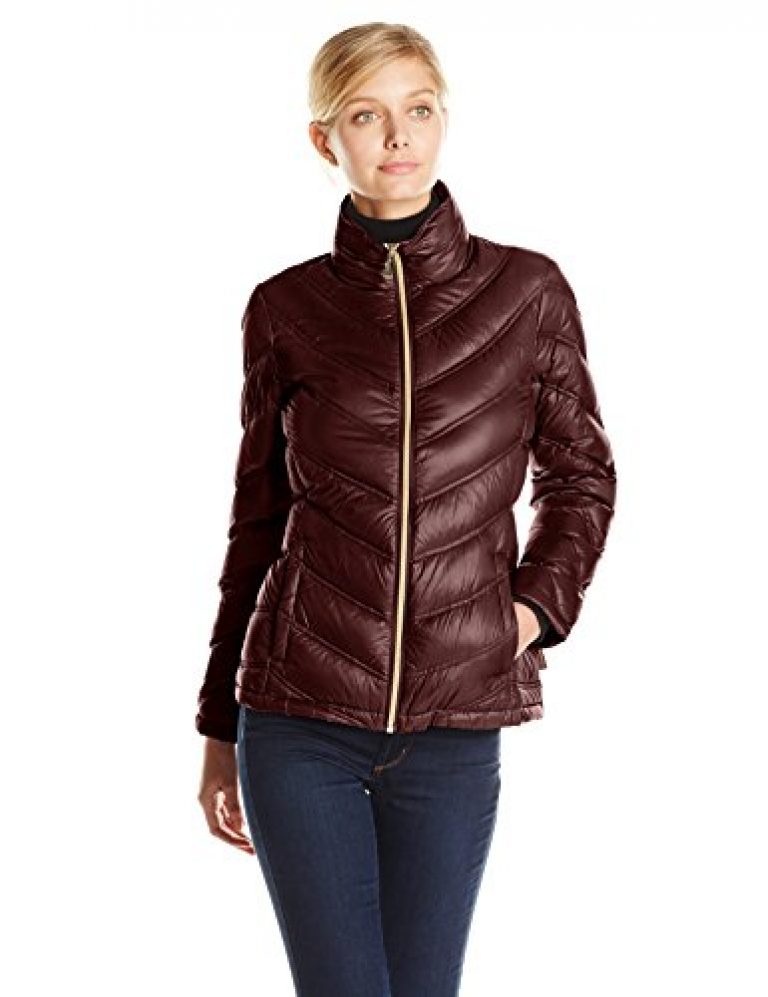 Calvin Klein Women's Lightweight Chevron Packable Jacket — Deals from