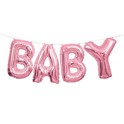 Foil Baby Letter Balloon Banner Kit