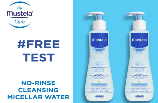Try Mustela Cleansing Micellar Water for Free